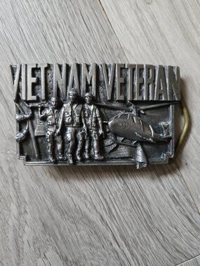 Vietnam Veteran belt buckle